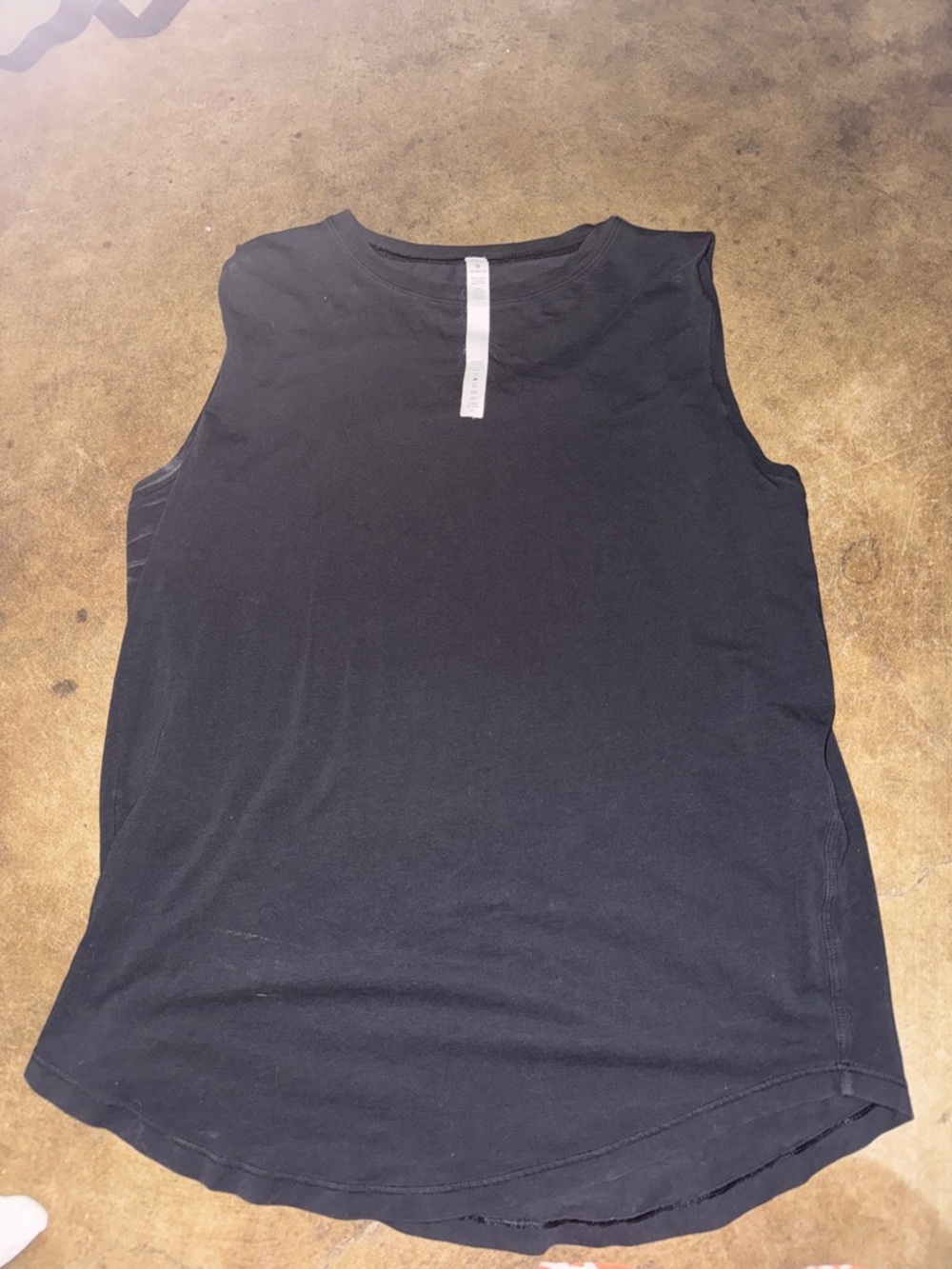 lululemon athletica Black Sleeveless Tank Top